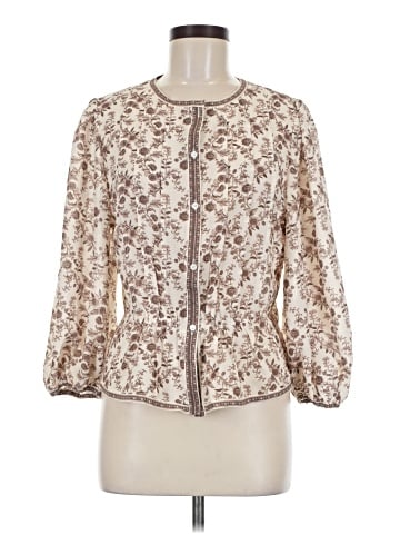 Max Studio 3/4 Sleeve Blouse (view 1)