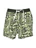 Old Navy 100% Acrylic Paisley Green Board Shorts Size 12 - 14 - photo 1