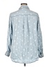 Lane Bryant 100% Lyocell Stars Blue Long Sleeve Button-Down Shirt Size 14 - 16 Plus - photo 2