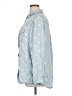 Lane Bryant 100% Lyocell Stars Blue Long Sleeve Button-Down Shirt Size 14 - 16 Plus - photo 5