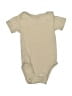 H&M 100% Cotton Solid Tan Short Sleeve Onesie Size 12-18 mo - photo 1