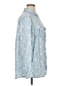 Lane Bryant 100% Lyocell Stars Blue Long Sleeve Button-Down Shirt Size 14 - 16 Plus - photo 4