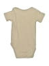 H&M 100% Cotton Solid Tan Short Sleeve Onesie Size 12-18 mo - photo 2