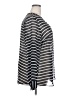 a.n.a. A New Approach 100% Polyester Stripes Gray Long Sleeve Blouse Size 2X - photo 4