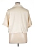 Parade Metallic Ivory Short Sleeve Blouse Size XL - photo 2