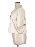 Parade Metallic Ivory Short Sleeve Blouse Size XL - photo 5