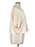 Parade Metallic Ivory Short Sleeve Blouse Size XL - photo 4