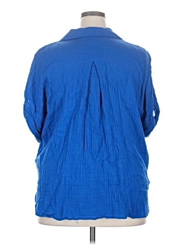 Eileen Fisher 3/4 Sleeve Button-Down Shirt (view 2)
