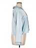 Parade Metallic Blue 3/4 Sleeve Blouse Size XL - photo 4