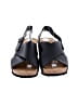 Yokono 100% Leather Black Wedges Size 7 - photo 2