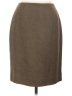 Dana Buchman Chevron-herringbone Brown Formal Skirt Size 10 Petite - photo 1