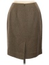 Dana Buchman Chevron-herringbone Brown Formal Skirt Size 10 Petite - photo 2