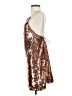 ASOS 100% Polyester Metallic Brown Cocktail Dress Size 2 - photo 5