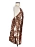 ASOS 100% Polyester Metallic Brown Cocktail Dress Size 2 - photo 4