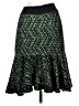 Moth Chevron-herringbone Green Formal Skirt Size M - photo 2