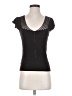 Max Studio Black Short Sleeve Top Size S - photo 1
