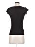 Max Studio Black Short Sleeve Top Size S - photo 2