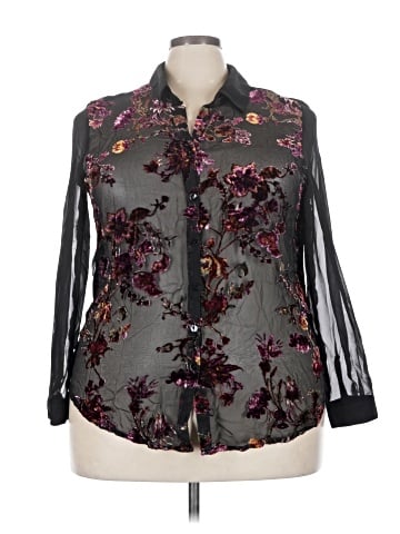 Roz & Ali 3/4 Sleeve Blouse (view 1)
