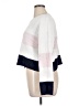 Mi ami 100% Polyester Color Block White Pullover Sweater Size XL - photo 5