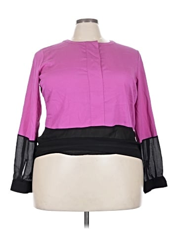 ELOQUII Long Sleeve Blouse (view 1)
