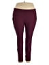 Avia Solid Burgundy Active Pants Size 22 - photo 1