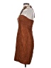 Muse 100% Polyester Tweed Brown Cocktail Dress Size 4 - photo 5