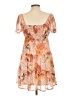 Love Tree 100% Polyester Paisley Orange Cocktail Dress Size L - photo 2
