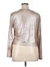 Robert Rodriguez Metallic Silver Long Sleeve Top Size XL - photo 2