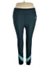 Peloton Color Block Teal Active Pants Size 3X - photo 1