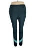 Peloton Color Block Teal Active Pants Size 3X - photo 2