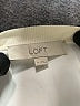 Ann Taylor LOFT 100% Polyester Ivory Long Sleeve Blouse Size M - photo 7