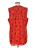 CAbi 100% Polyester Red Sleeveless Blouse Size L - photo 2