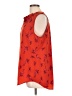 CAbi 100% Polyester Red Sleeveless Blouse Size L - photo 5