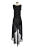 Cache 100% Polyester Black Casual Dress Size XS - photo 2