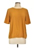 Lark & Ro 100% Polyester Orange Short Sleeve Top Size 10 - photo 1