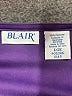 Blair 100% Polyester Purple 3/4 Sleeve Top Size L - photo 7