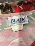 Blair 100% Polyester Red 3/4 Sleeve Blouse Size M - photo 7