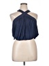 Ramy Brook 100% Polyester Blue Sleeveless Blouse Size XL - photo 1