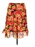 Studio West 100% Cotton Tropical Red Casual Skirt Size L - photo 1