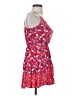 Express 100% Rayon Floral Red Casual Dress Size XS - photo 4