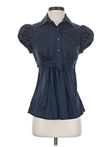 BCBGMAXAZRIA Short Sleeve Blouse (view 1)