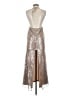 SisterParty Metallic Silver Cocktail Dress Size S - photo 2