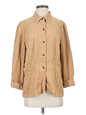 Coldwater Creek 3/4 Sleeve Button-Down Shirt (view 1)
