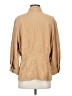 Coldwater Creek Tan 3/4 Sleeve Button-Down Shirt Size M - photo 2
