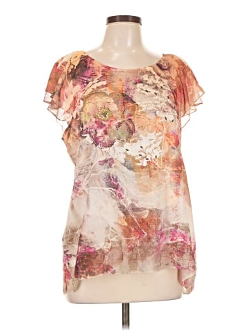 Roz & Ali Short Sleeve Blouse (view 1)
