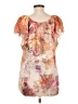Roz & Ali 100% Polyester Orange Short Sleeve Blouse Size L - photo 2