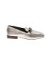 Donald J Pliner 100% Leather Silver Flats Size 7 - photo 1