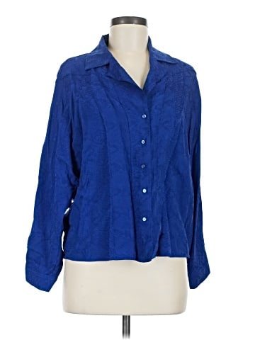 MNG Suit 3/4 Sleeve Button-Down Shirt (view 1)