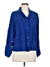 MNG Suit Blue 3/4 Sleeve Button-Down Shirt Size 8 - photo 1