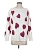 Ann Taylor LOFT Hearts White Pullover Sweater Size S - photo 1